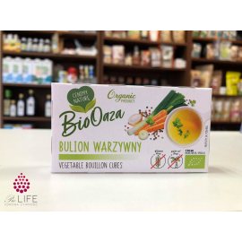 Bulion warzywny (kostka rosołowa warzywna) BIO 6kostek BioOaza